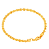 916 Gold Rope Bracelet