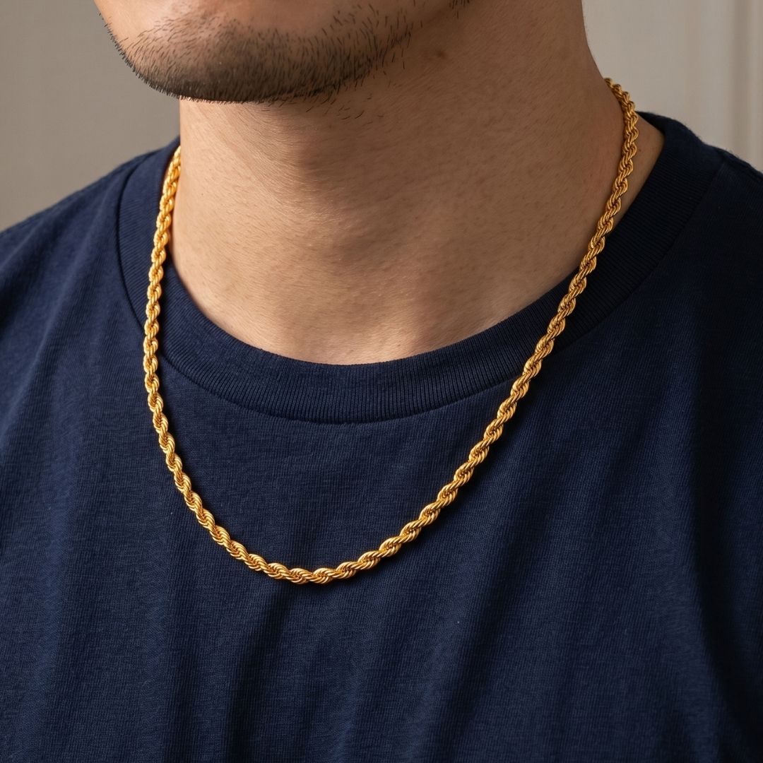 916 Gold Rope Chain (Hollow)