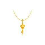 916 Gold Royal Key Pendant