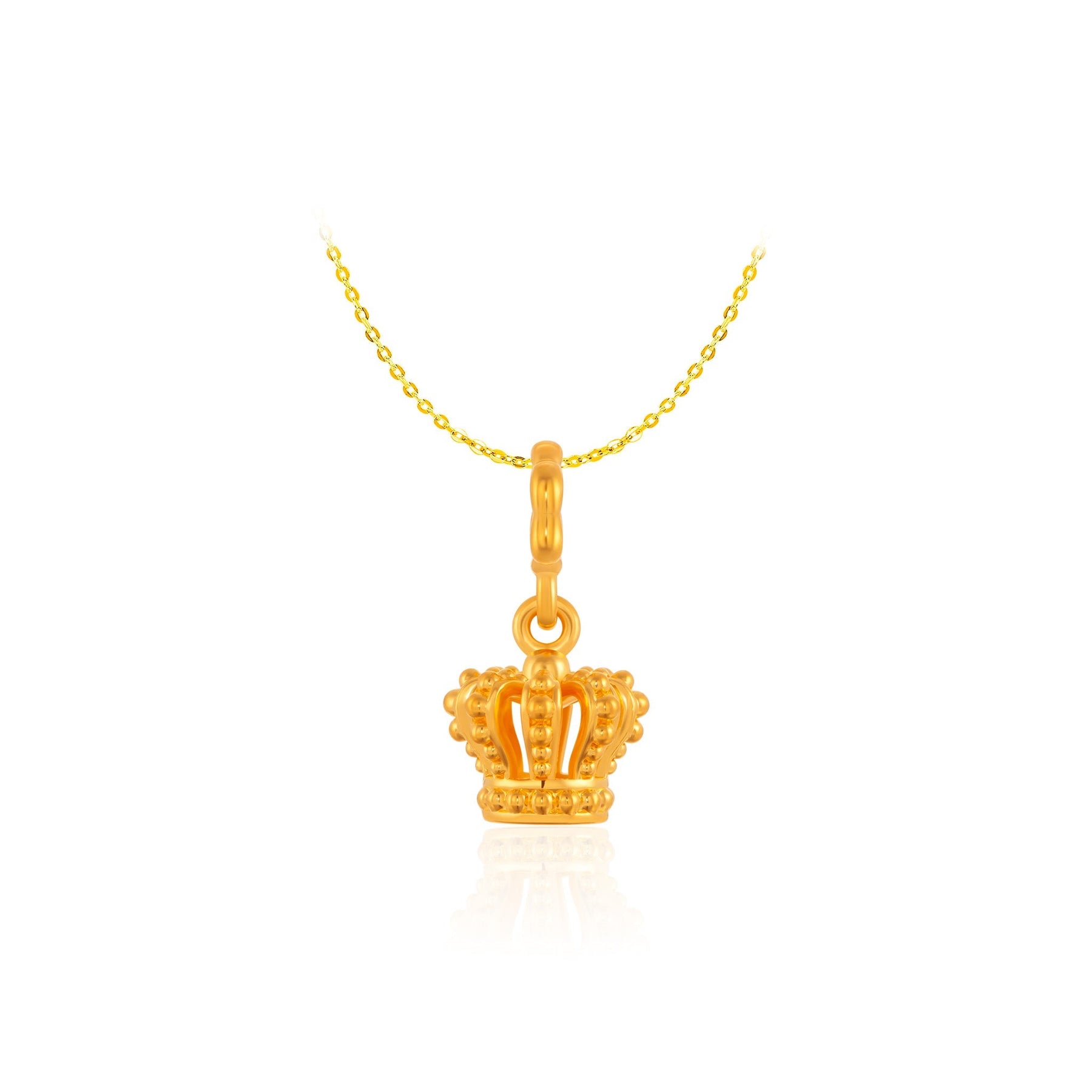 916 Gold Royal Queen Pendant