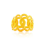 916 Gold Signature Link Ring