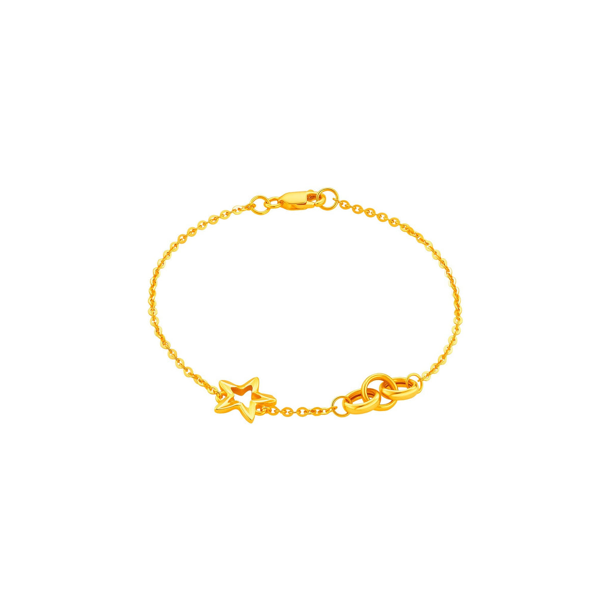 916 Gold Star Delight Bracelet
