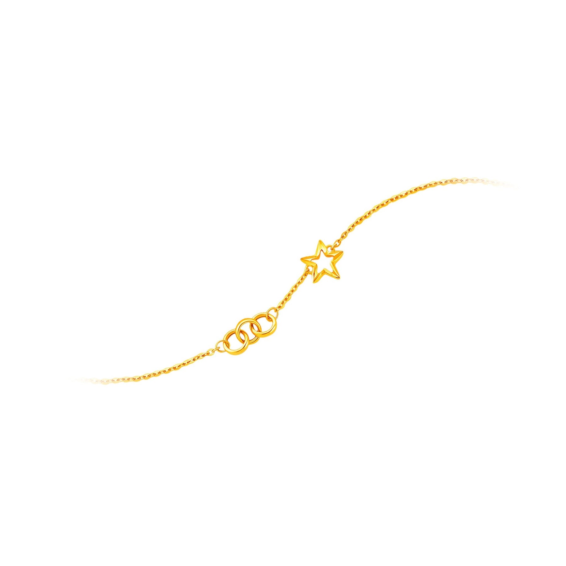 916 Gold Star Delight Bracelet