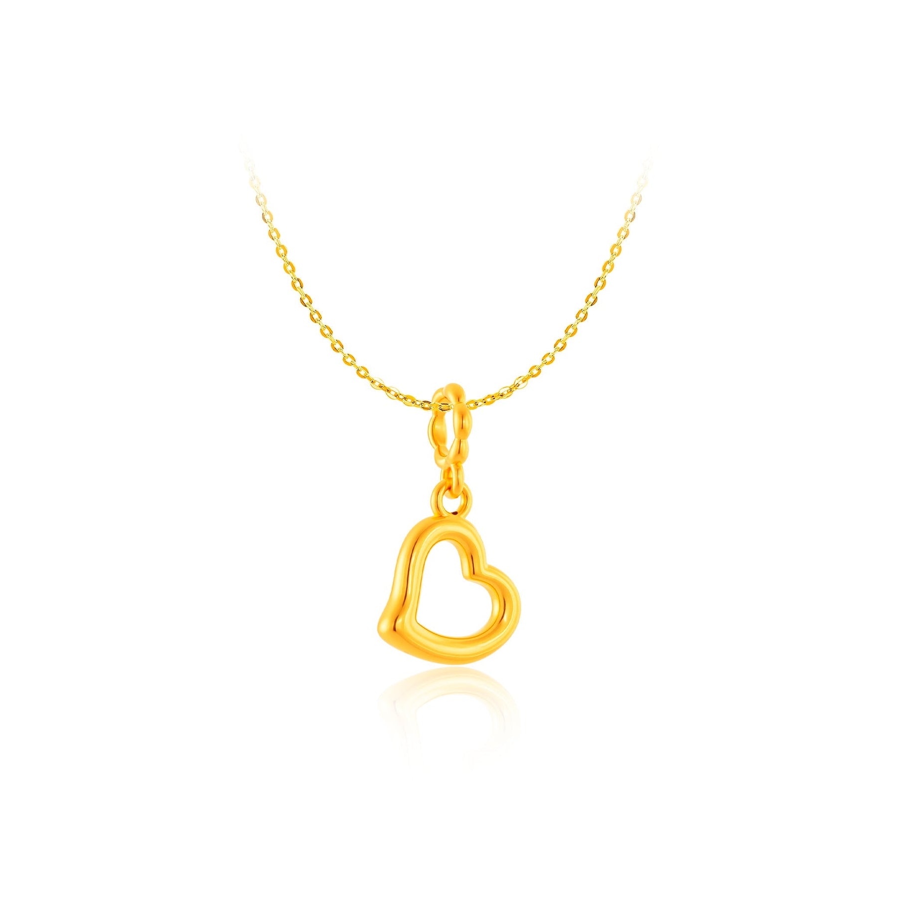916 Gold Sweet Heart Pendant