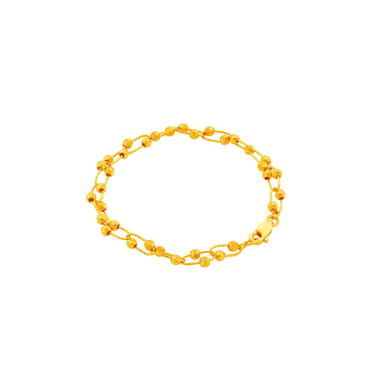 916 Gold Twinkle Glow Bracelet