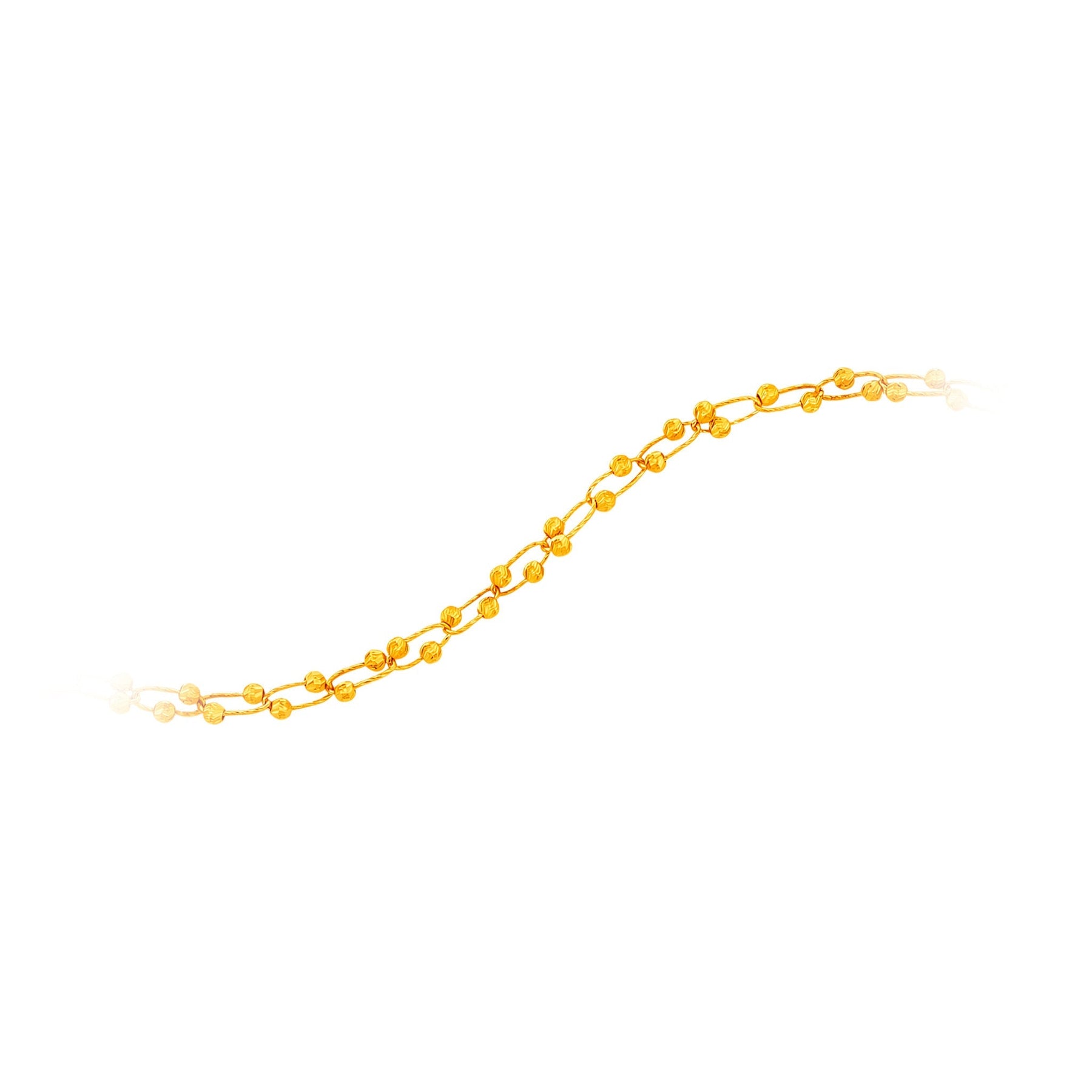 916 Gold Twinkle Glow Bracelet