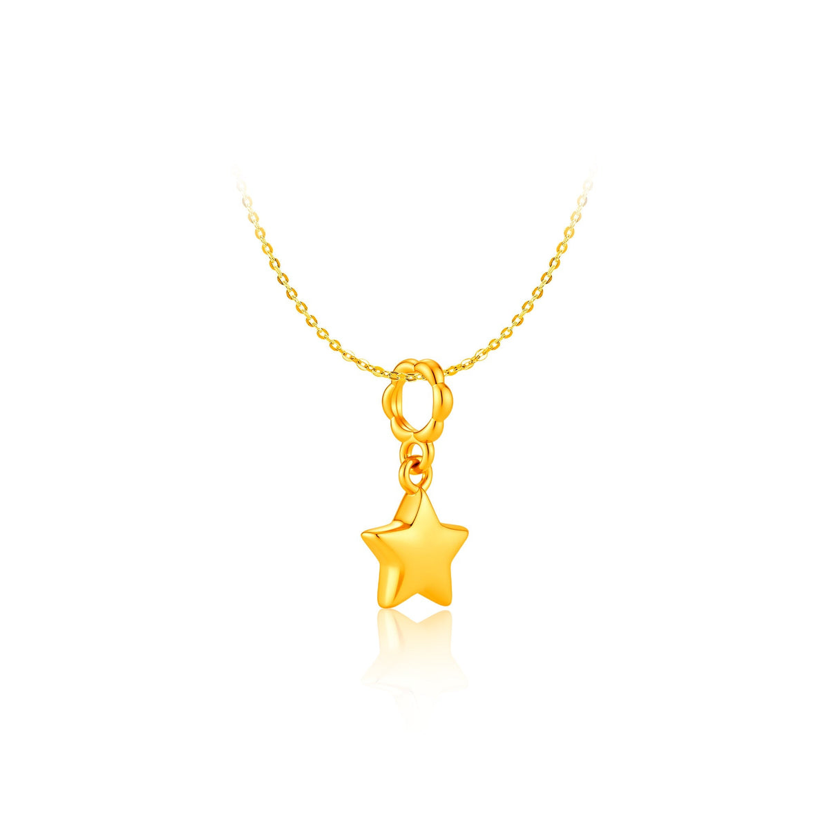 916 Gold Twinkle Star Pendant (For TikTok)