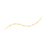 916 Gold Twirl Bracelet