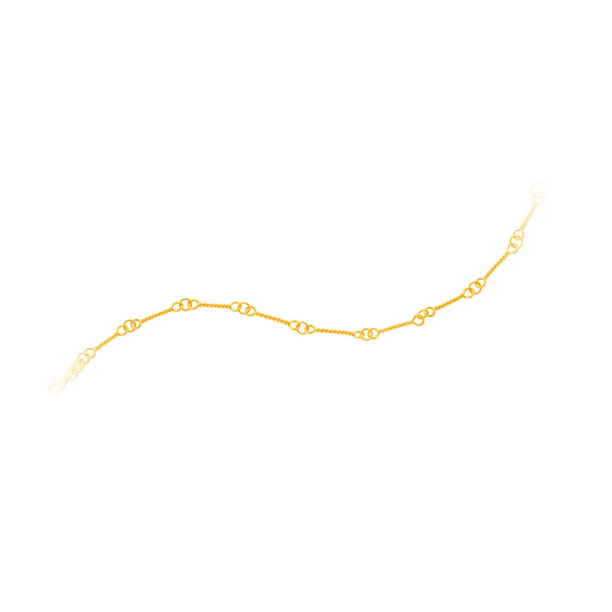 916 Gold Twirl Bracelet