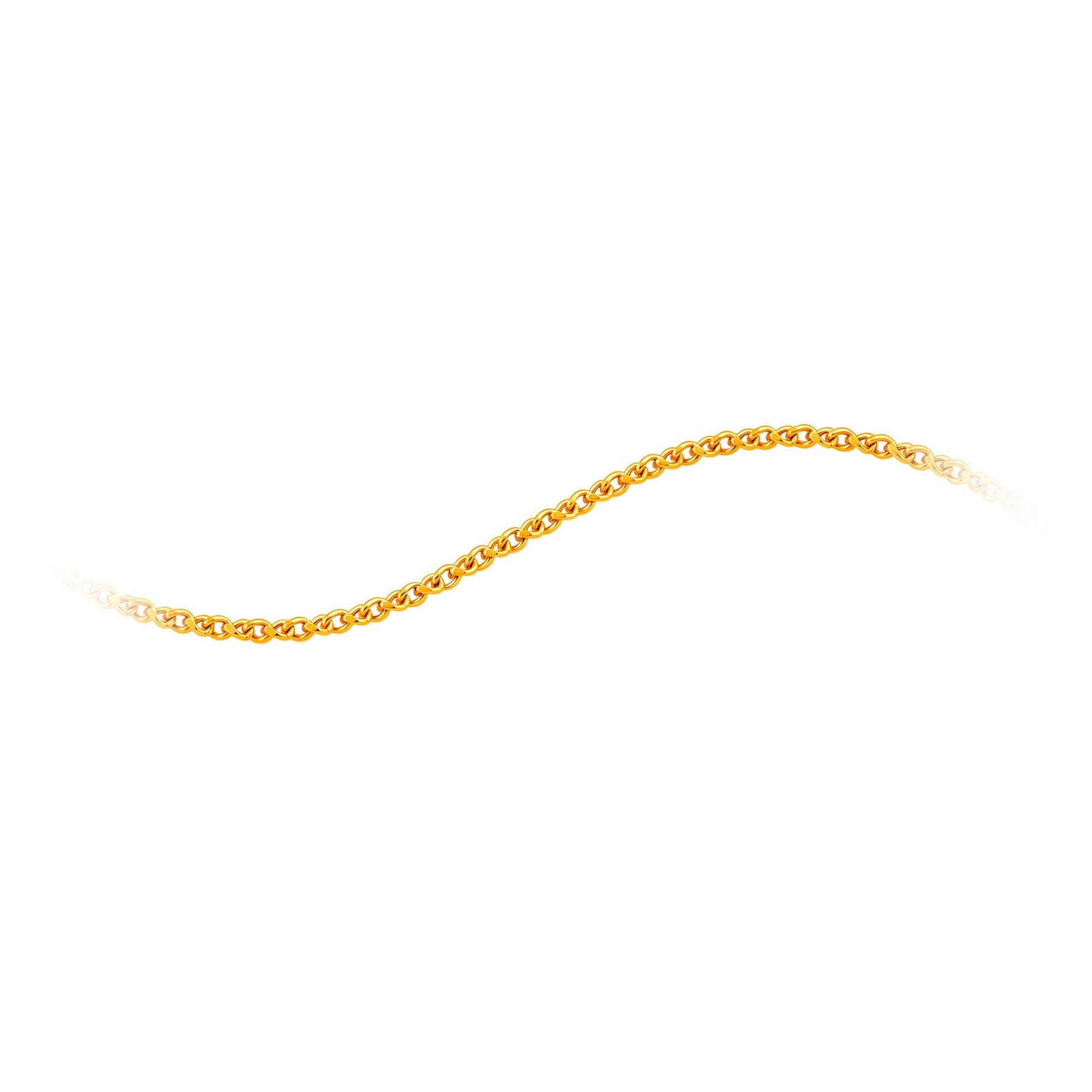916 Gold Twist Link Bracelet