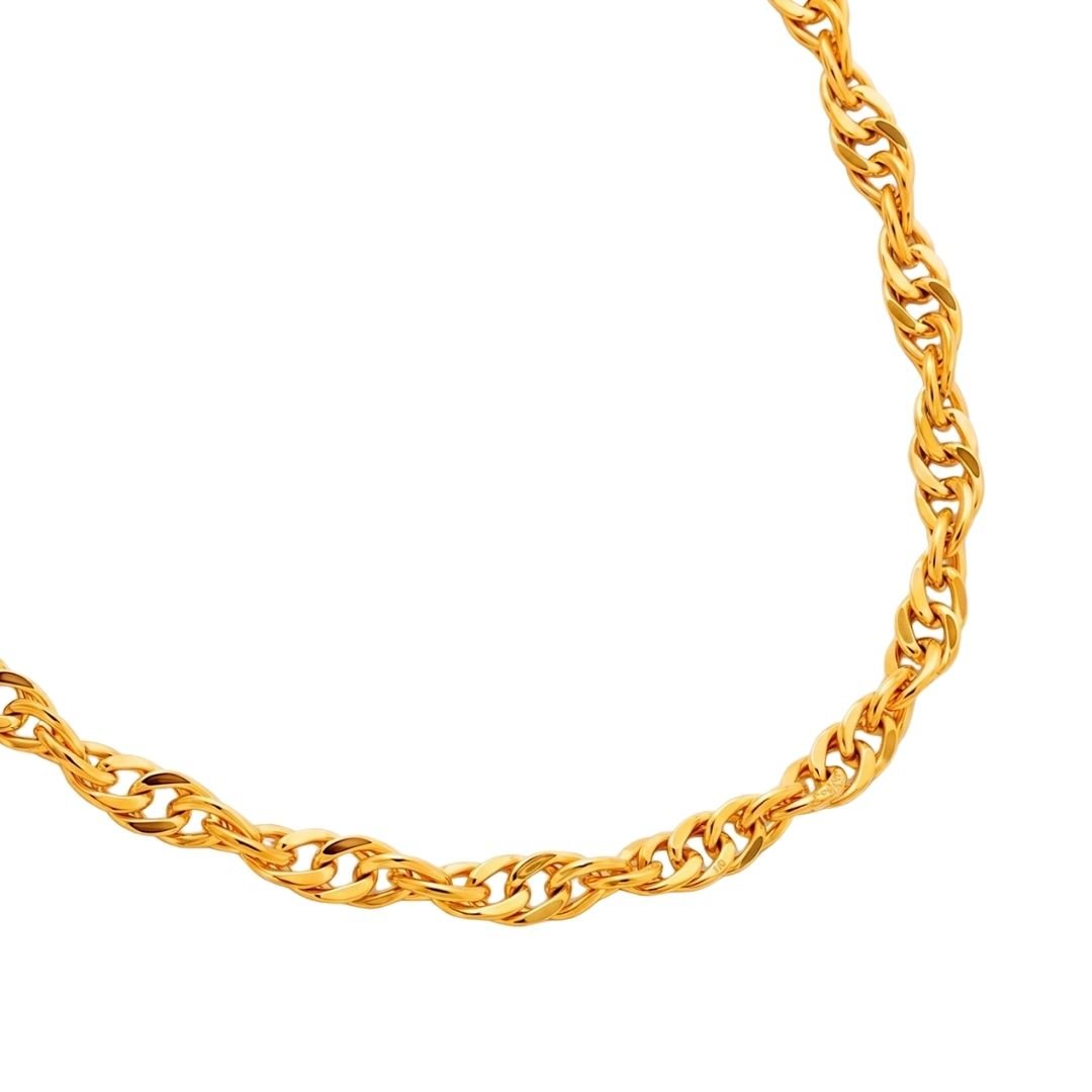 916 Gold Twisted Chain