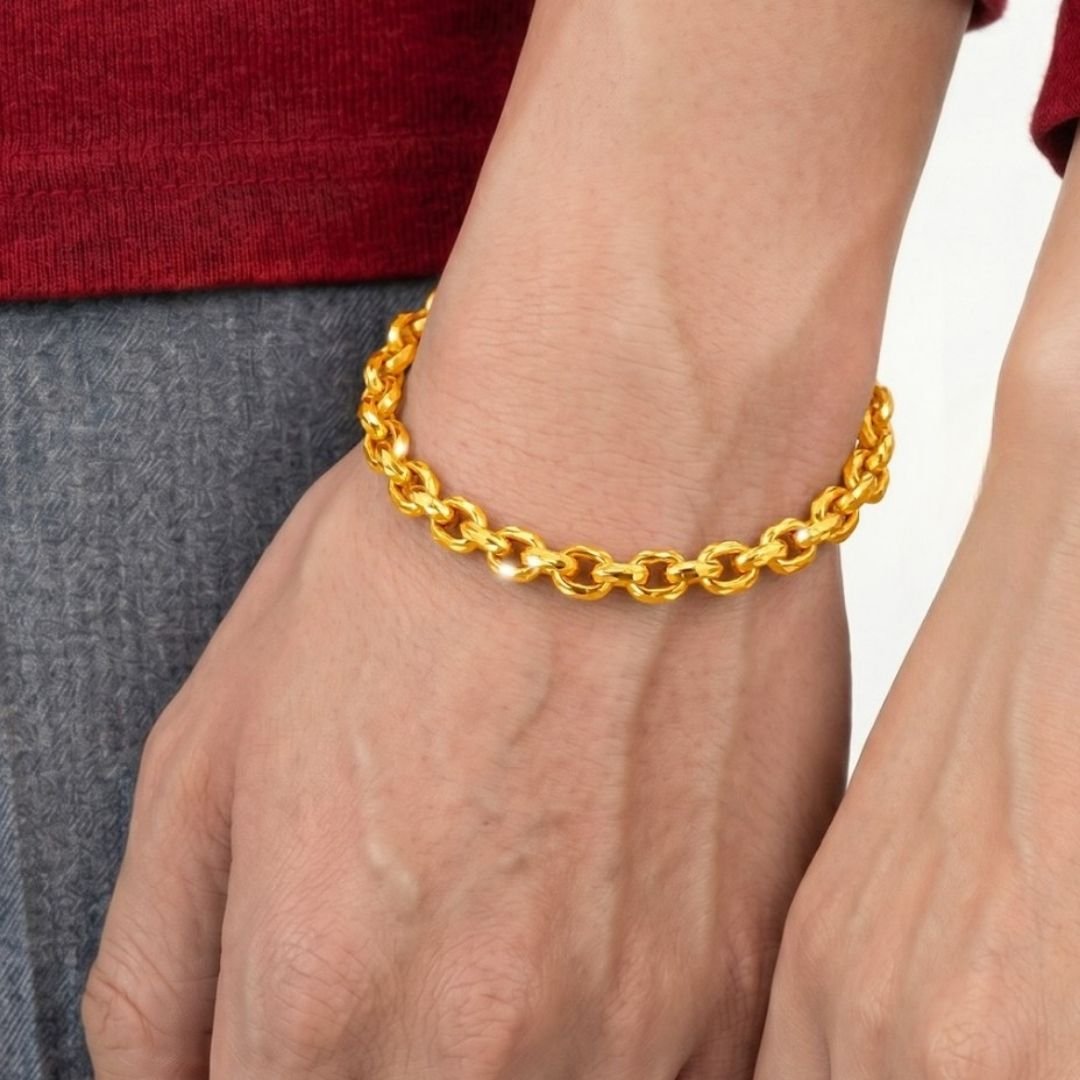 916 Gold Wanzi 万字 Bracelet