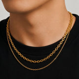 916 Gold Wanzi 万字 Chain