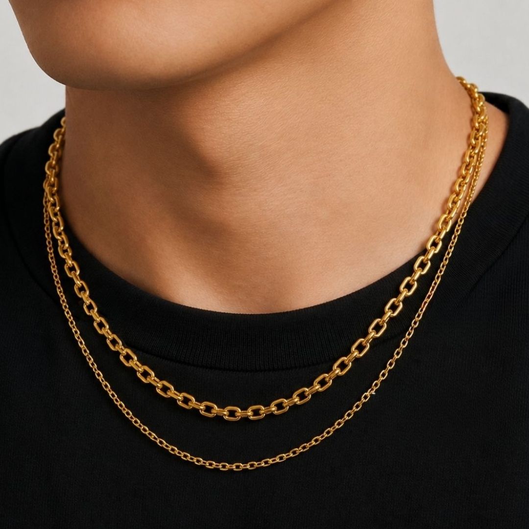 916 Gold Wanzi 万字 Chain