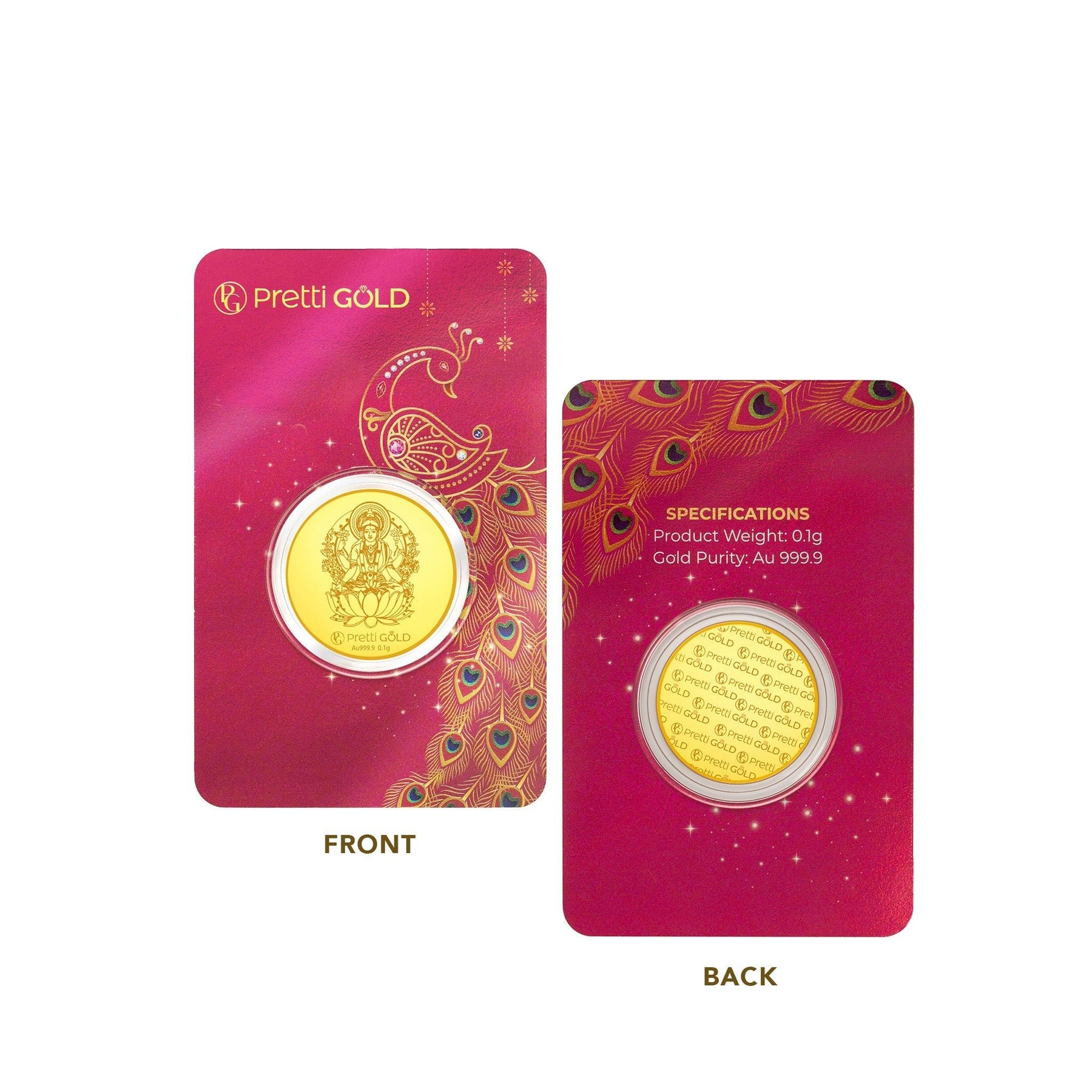 999 Deepavali / Diwali Gold Coin