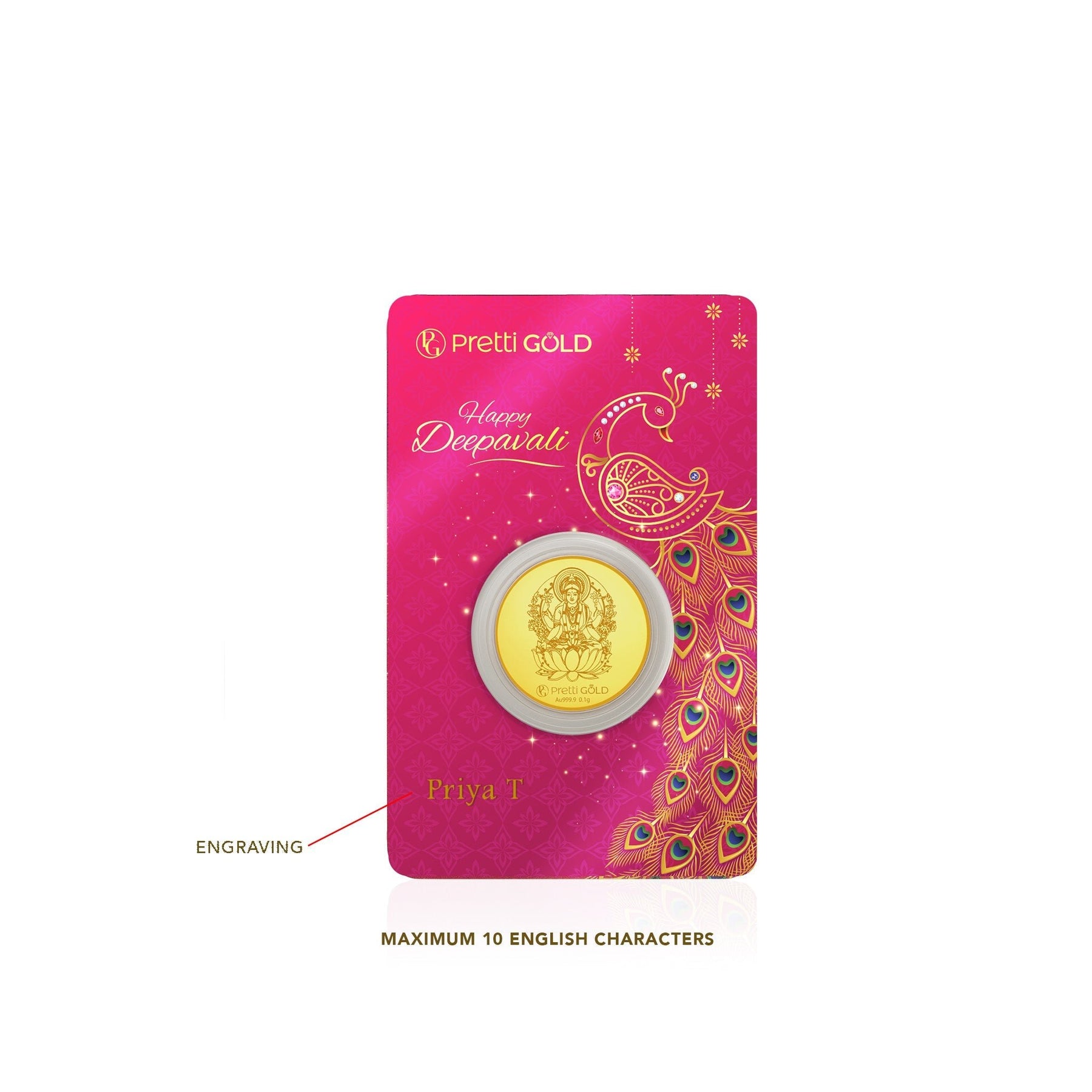 999 Deepavali / Diwali Gold Coin