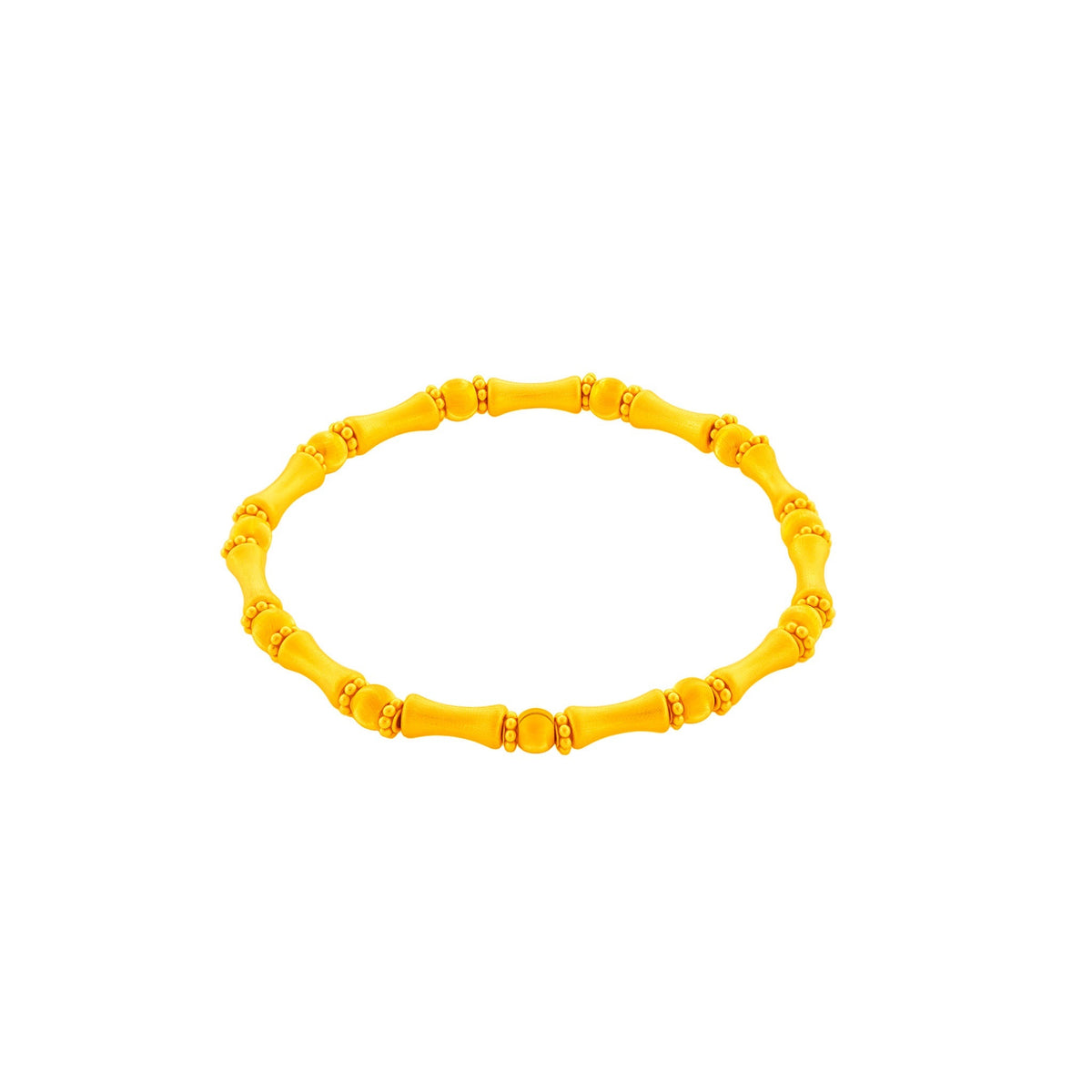 999 Gold Auspicious Bamboo Bracelet