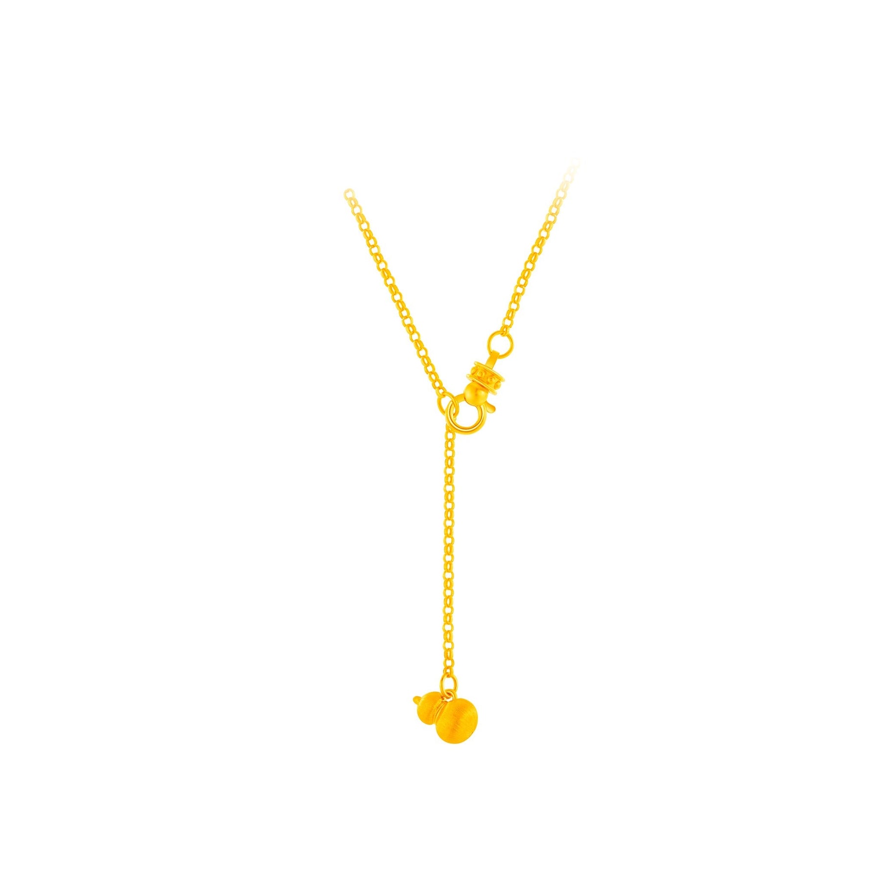 999 Gold Auspicious Gourd Necklace