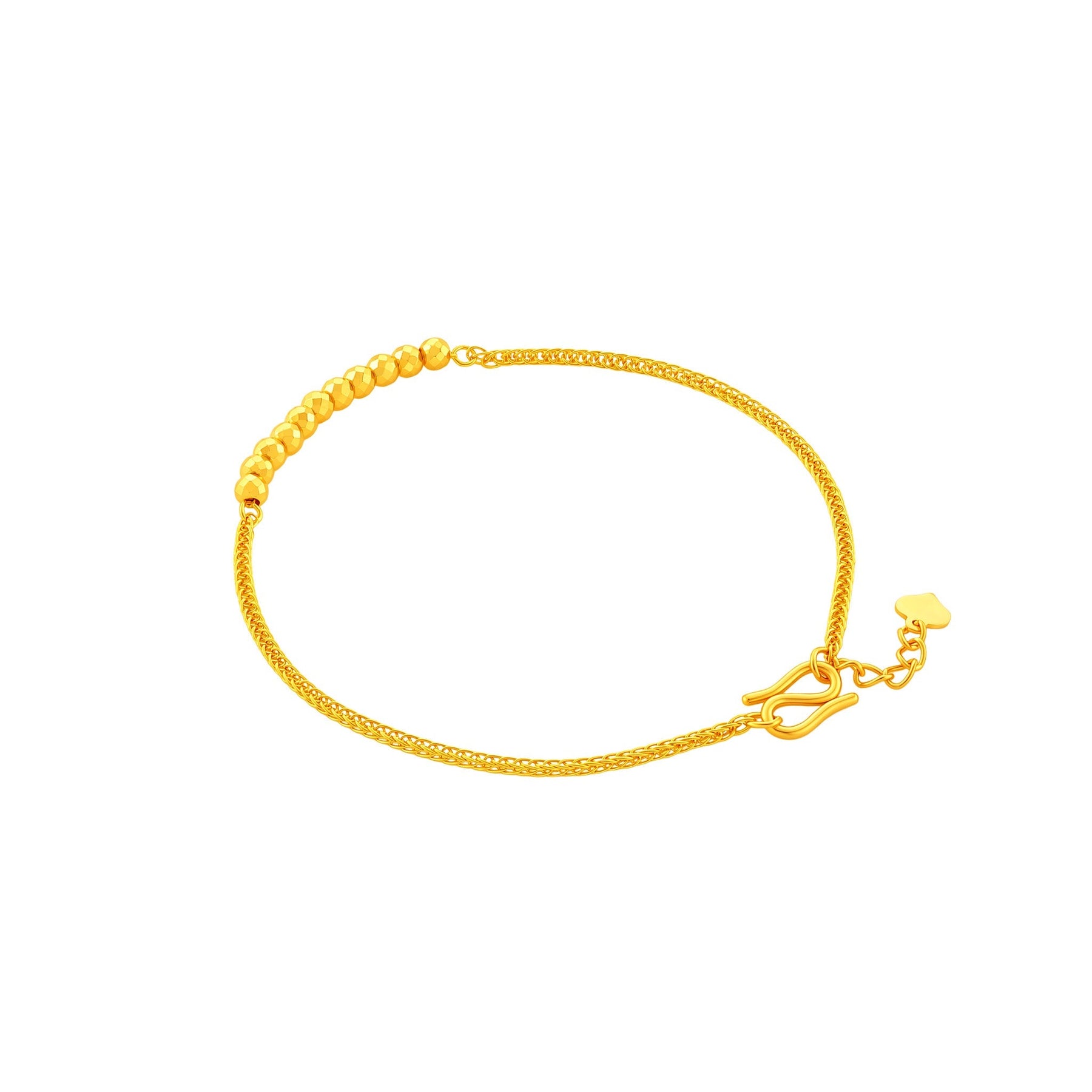 999 Gold Blessed Beads Bracelet(诸事顺利)