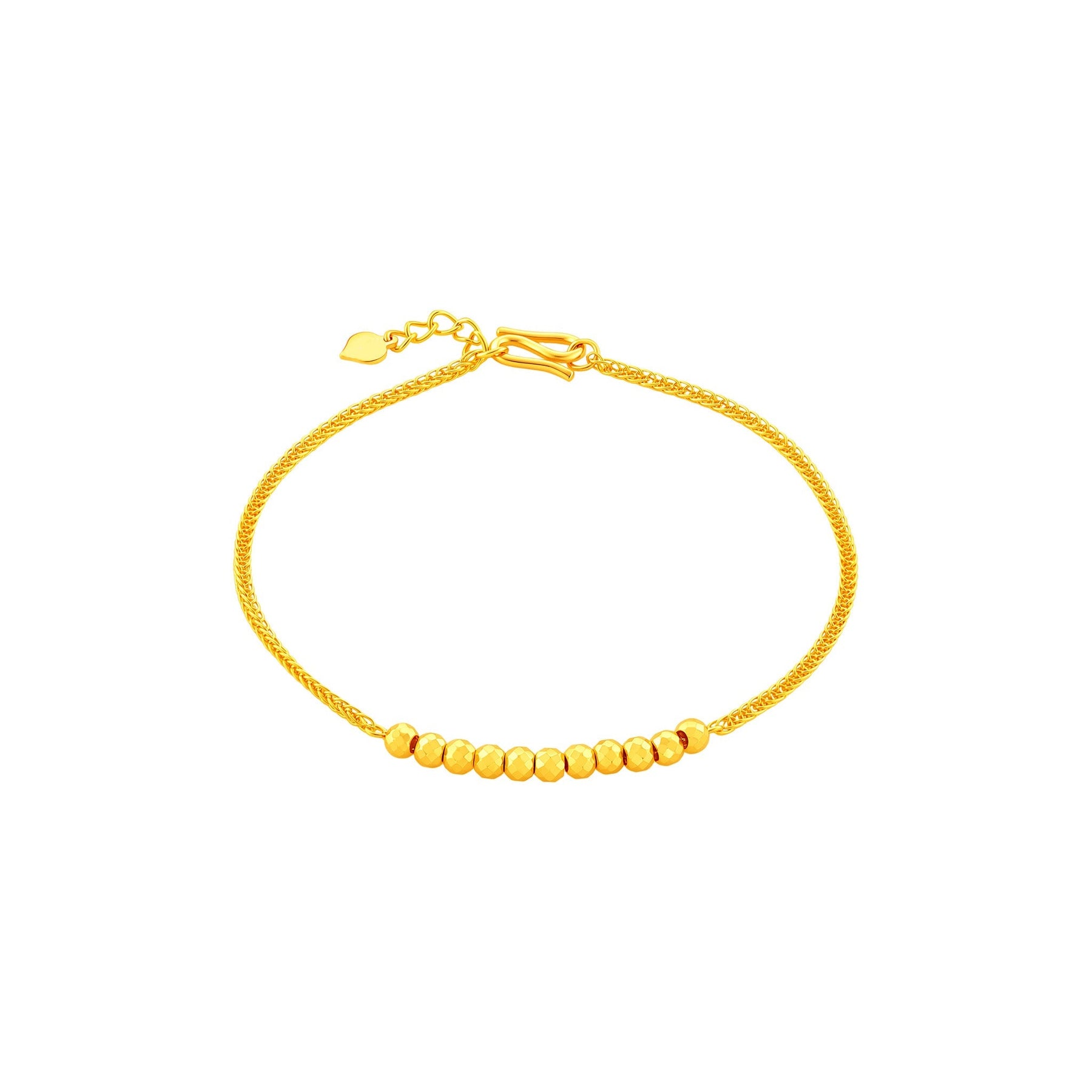 999 Gold Blessed Beads Bracelet(诸事顺利)