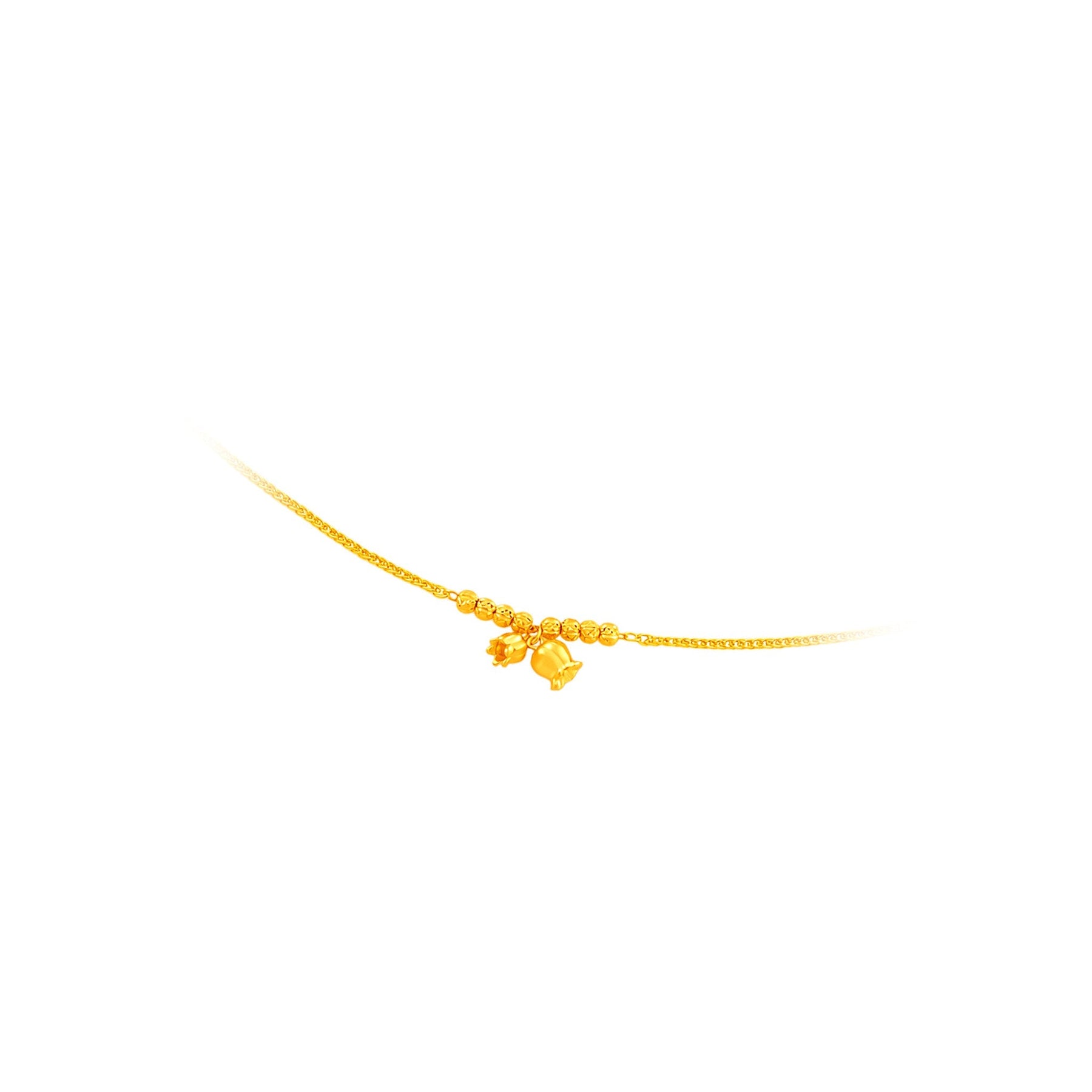 999 Gold Blooming Blossoms Bracelet(三生三世)