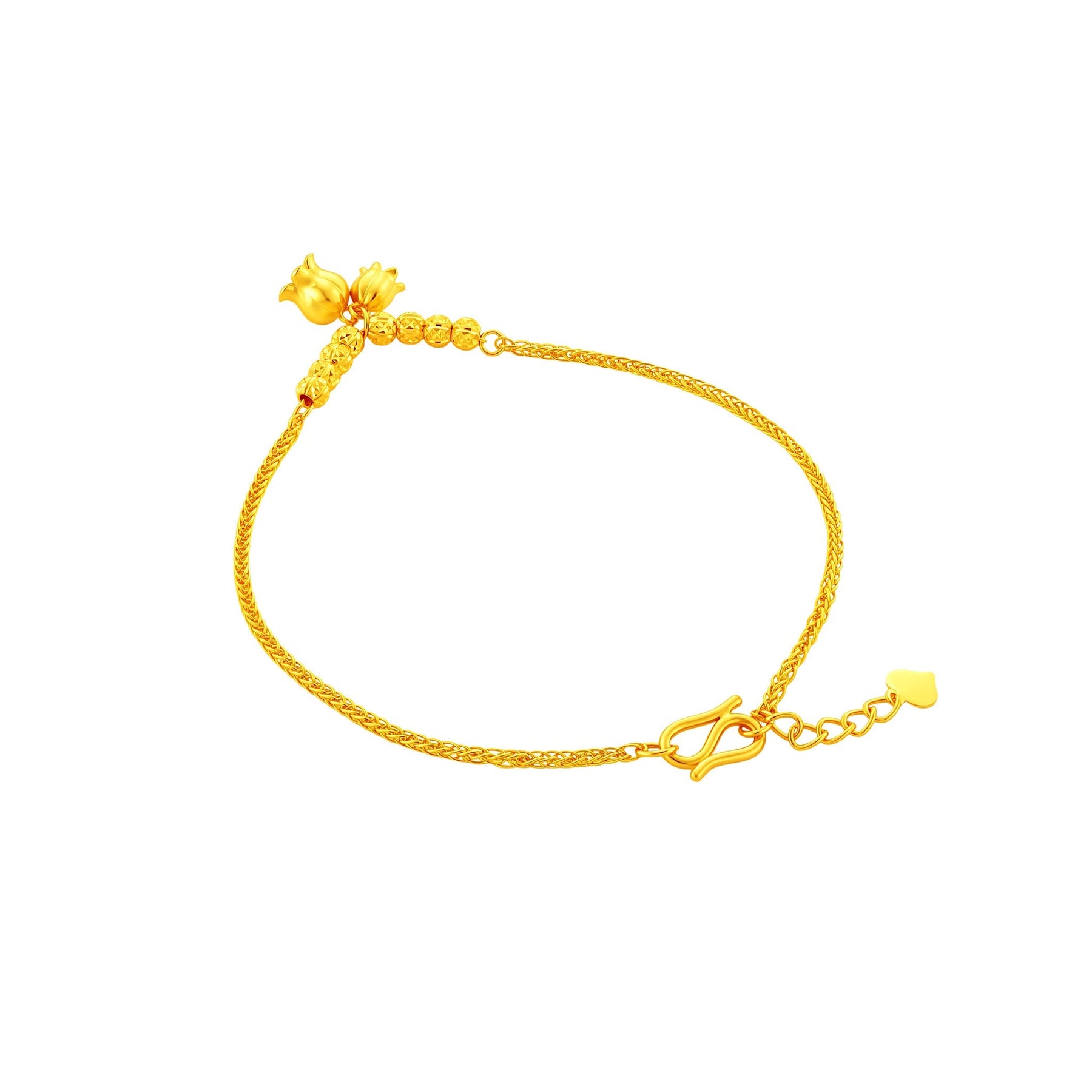 999 Gold Blooming Blossoms Bracelet(三生三世)
