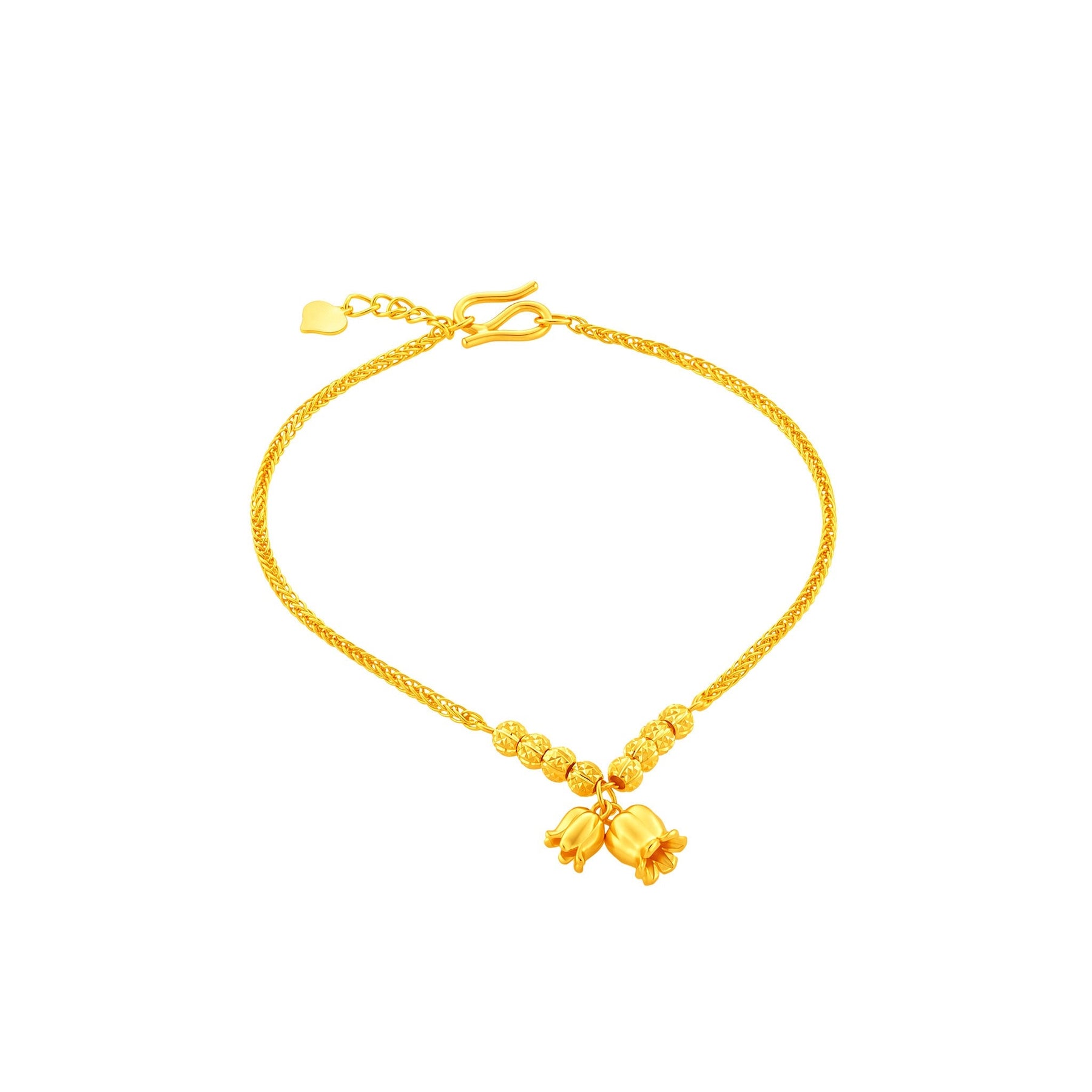 999 Gold Blooming Blossoms Bracelet(三生三世)