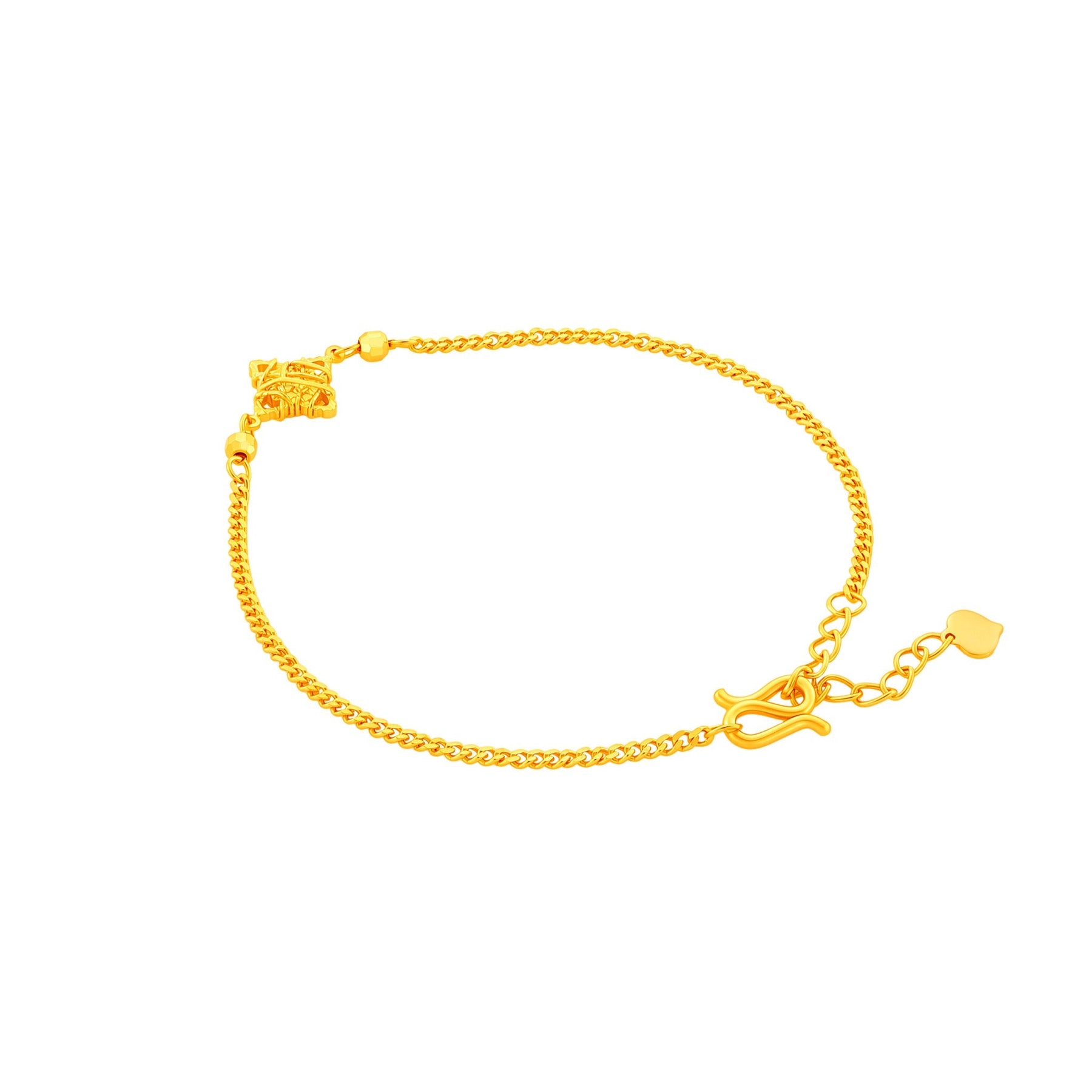 999 Gold Bound Star Bracelet(星想事成)