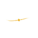 999 Gold Bound Star Bracelet(星想事成)