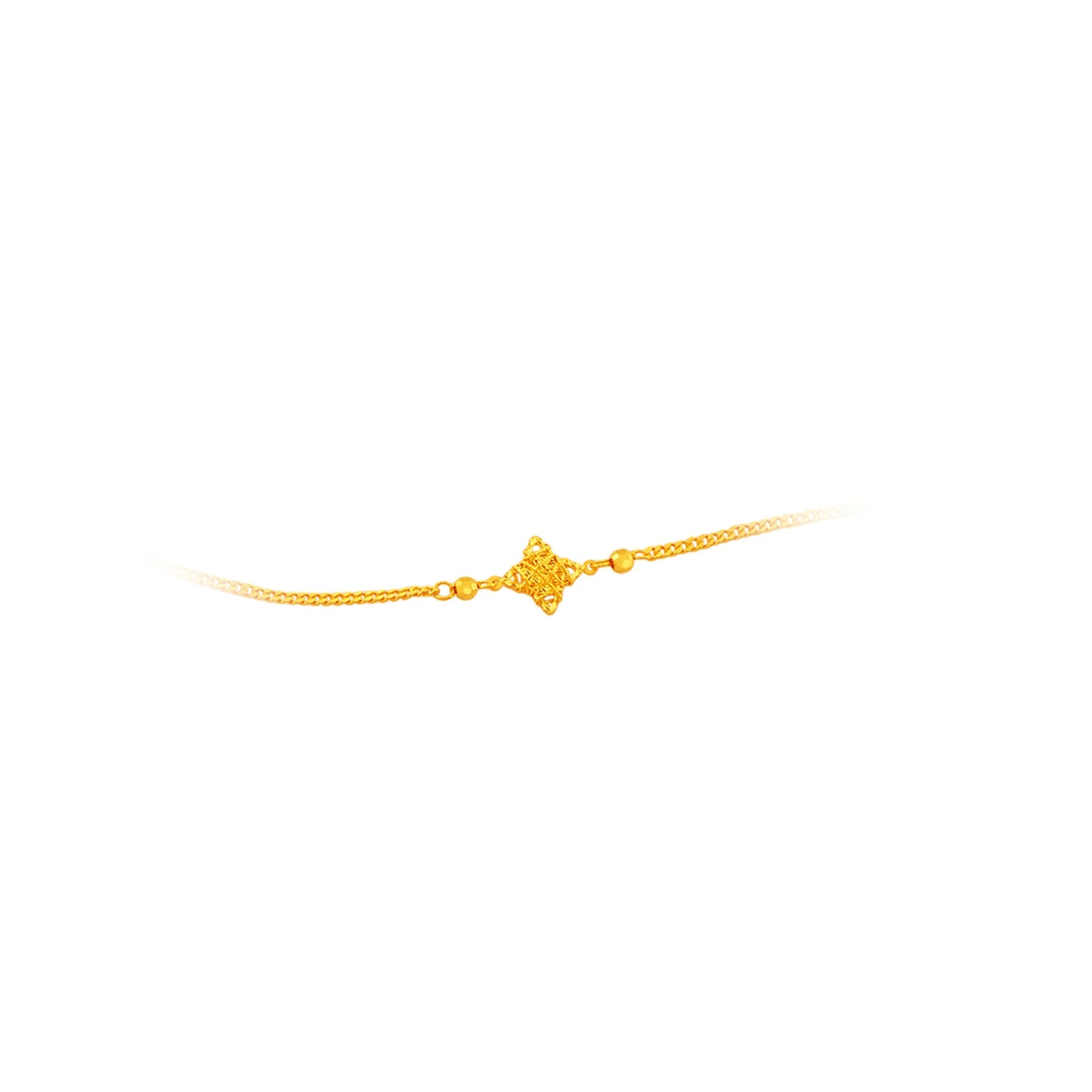 999 Gold Bound Star Bracelet(星想事成)