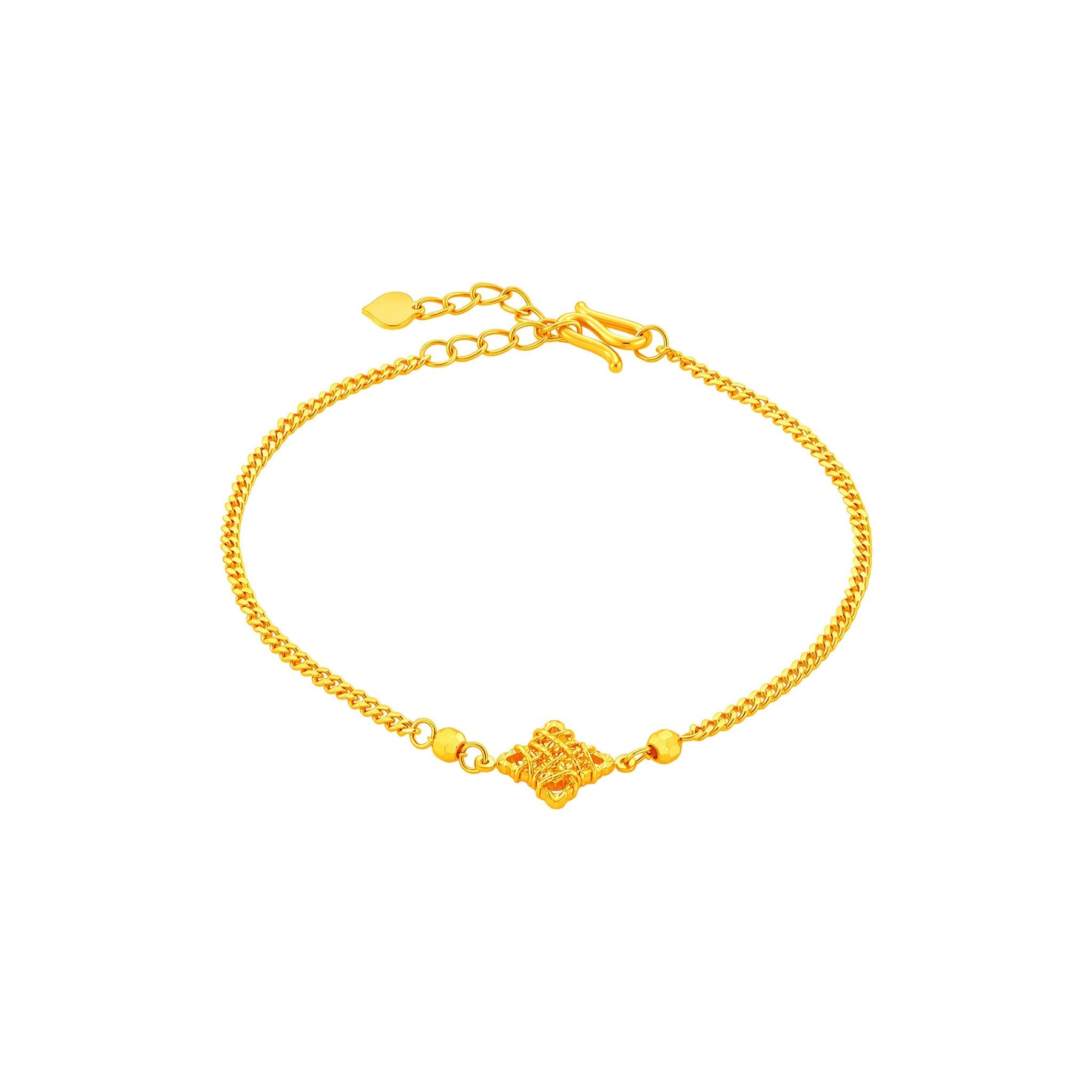 999 Gold Bound Star Bracelet(星想事成)