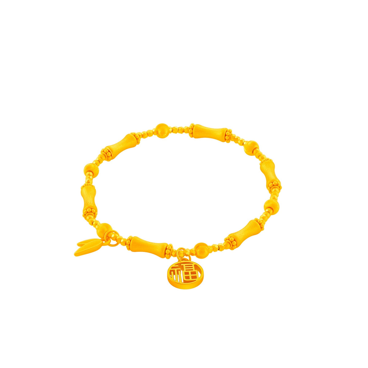 999 Gold Bountiful Bamboo Bracelet