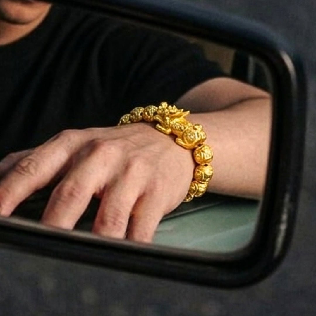 999 Gold Celestial Pixiu 貔貅 Wealth Bracelet