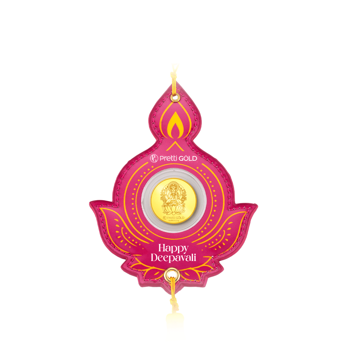 999 Gold Deepavali Blessing Charm