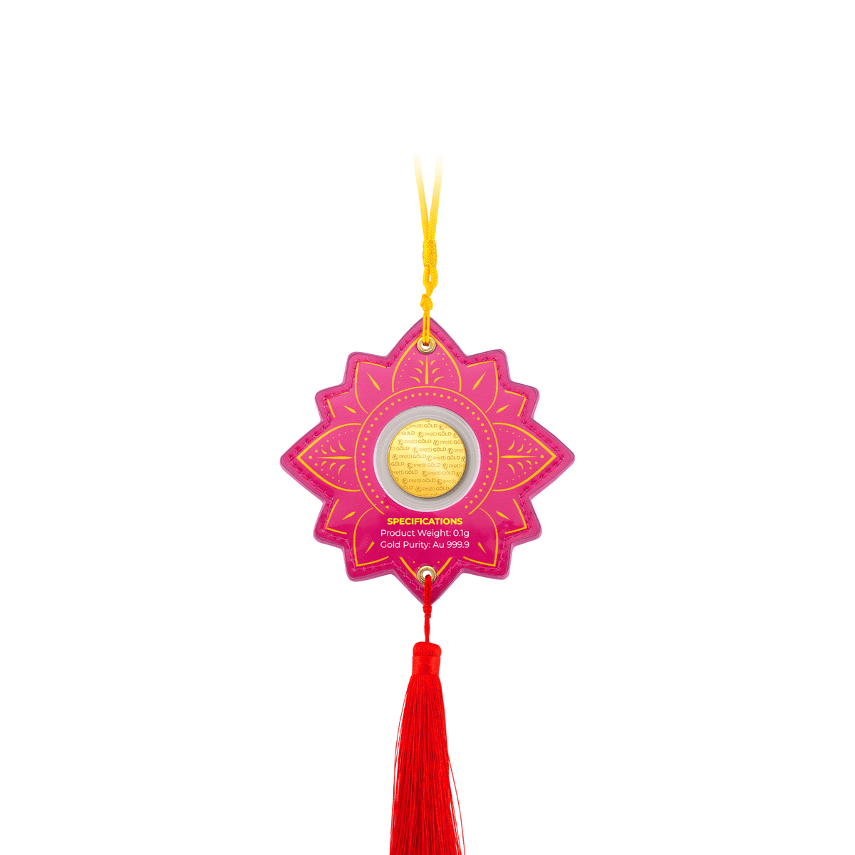 999 Gold Deepavali Blessing Charm