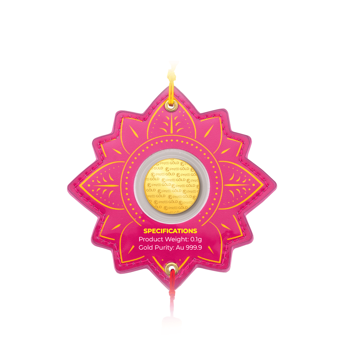 999 Gold Deepavali Blessing Charm