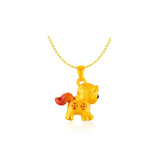 999 Gold 马运亨通 Fiery Horse Pendant