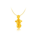 999 Gold God Of Wealth Pendant (财神爷)