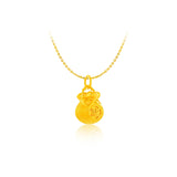 999 Gold Golden Wealth Bag Pendant