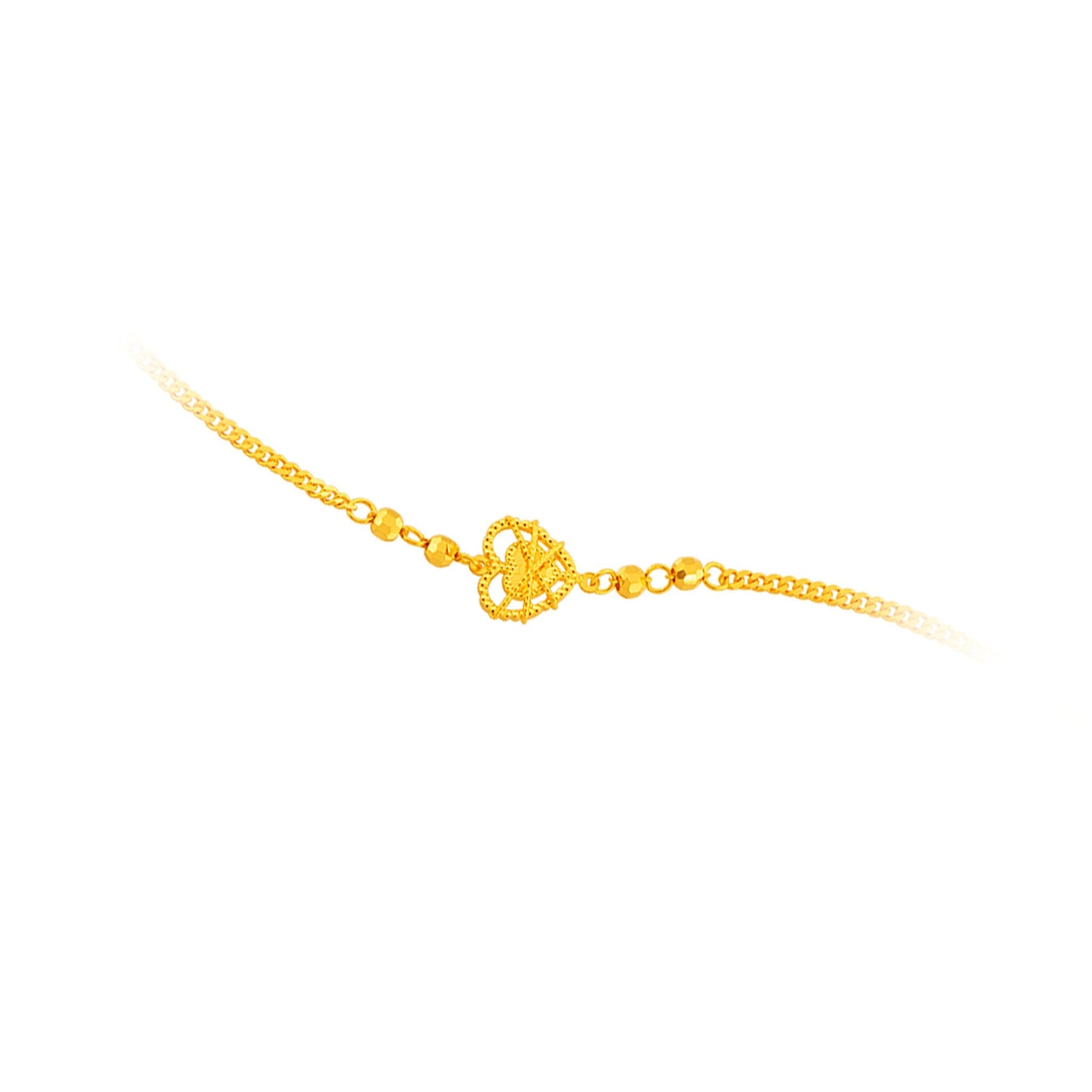 999 Gold Love Bound Bracelet