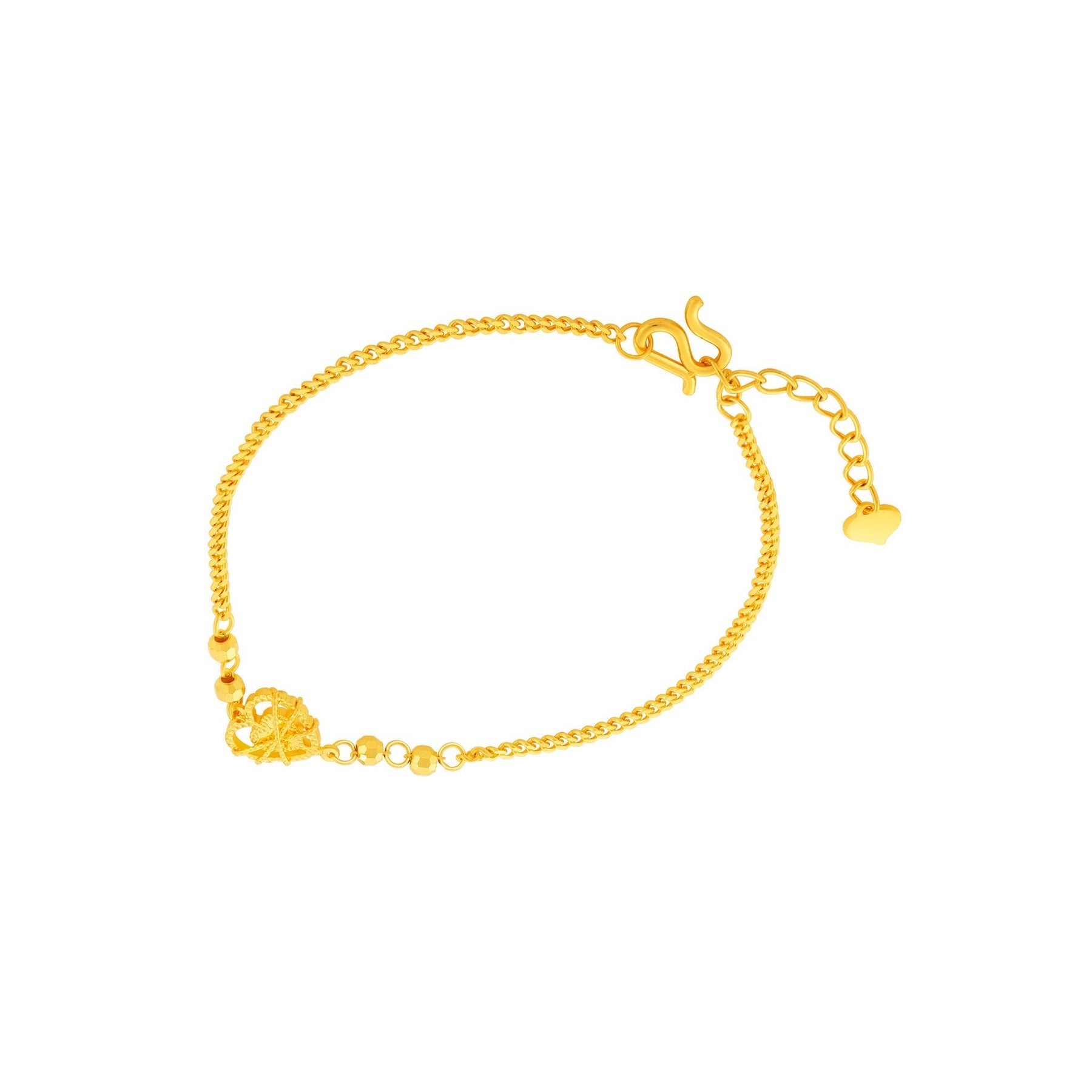 999 Gold Love Bound Bracelet