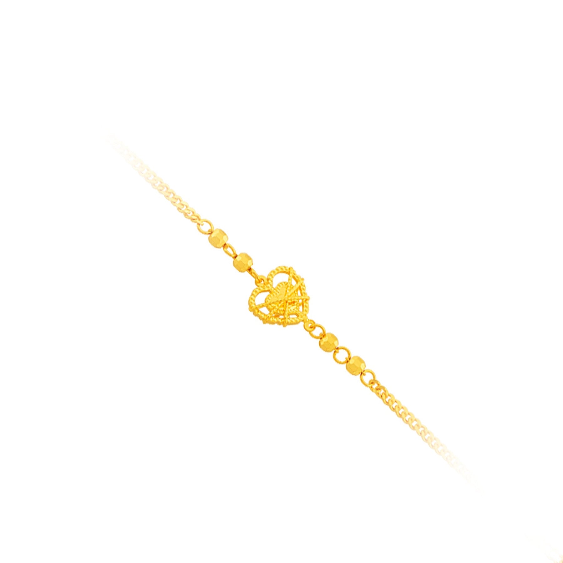 999 Gold Love Bound Bracelet