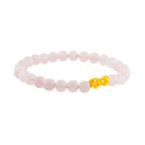 999 Gold Mini Pixiu 貔貅 with Auspicious Beads Bracelet