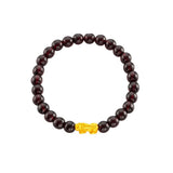 999 Gold Mini Pixiu 貔貅 with Auspicious Beads Bracelet