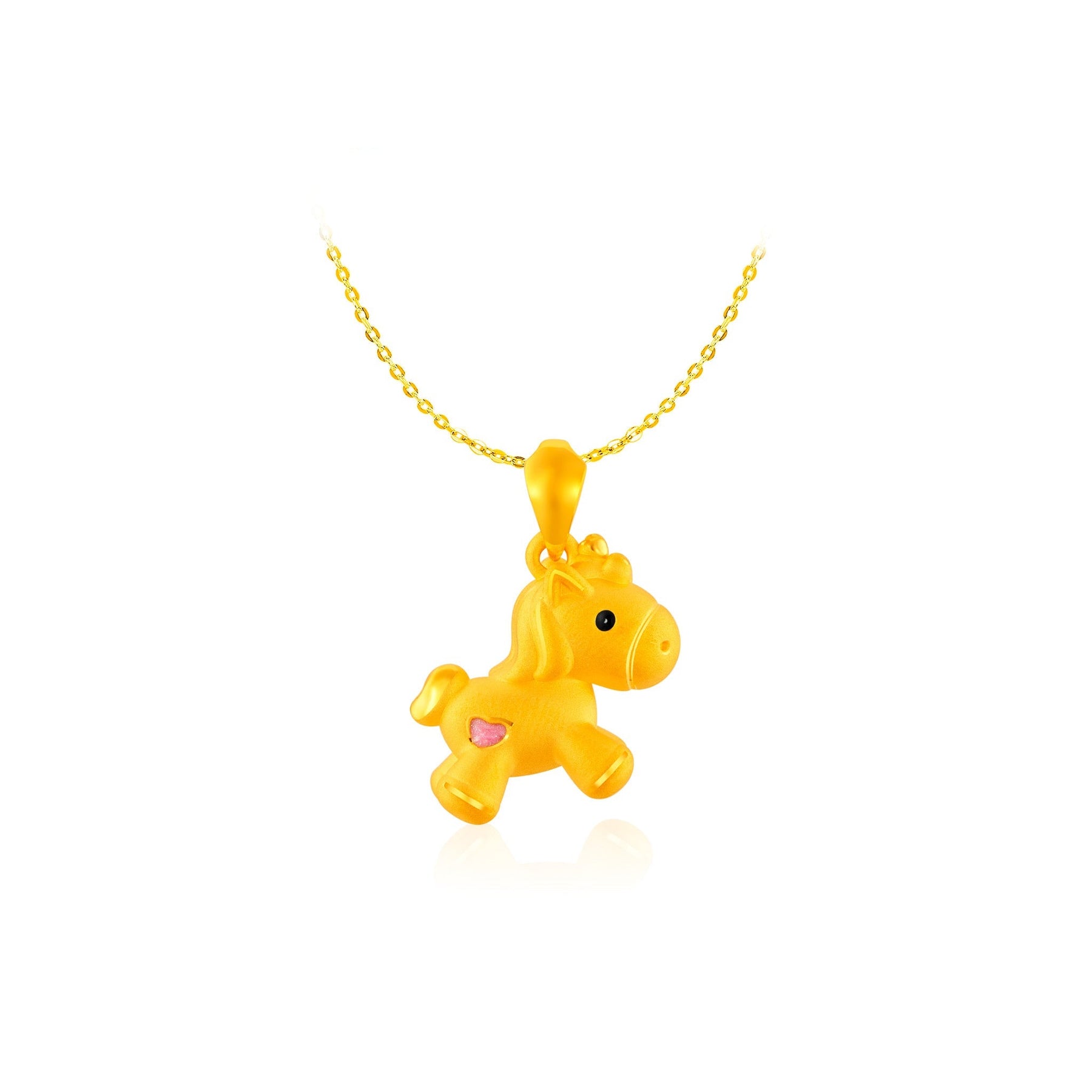 999 Gold 金马迎新 Passion Horse Pendant