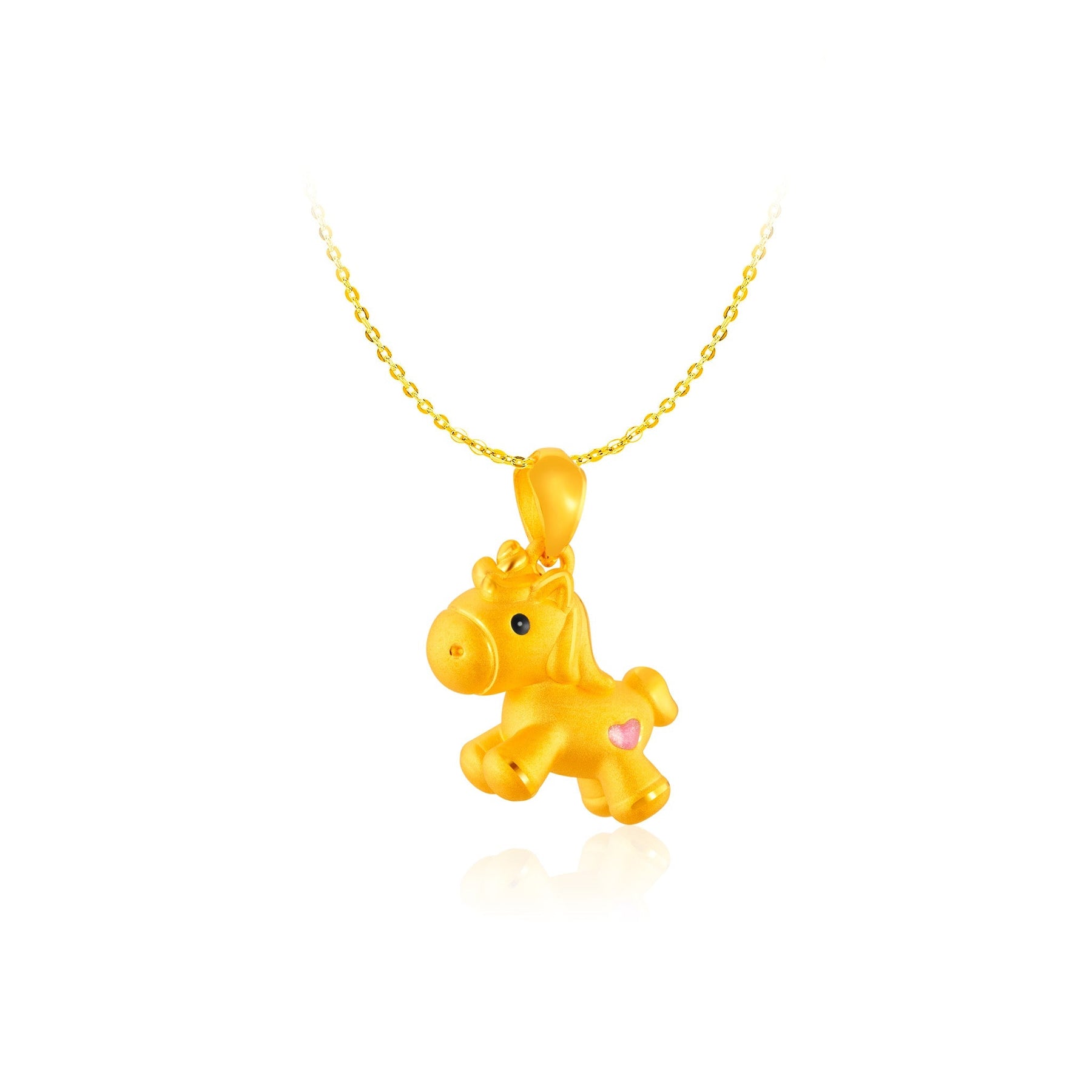 999 Gold 金马迎新 Passion Horse Pendant