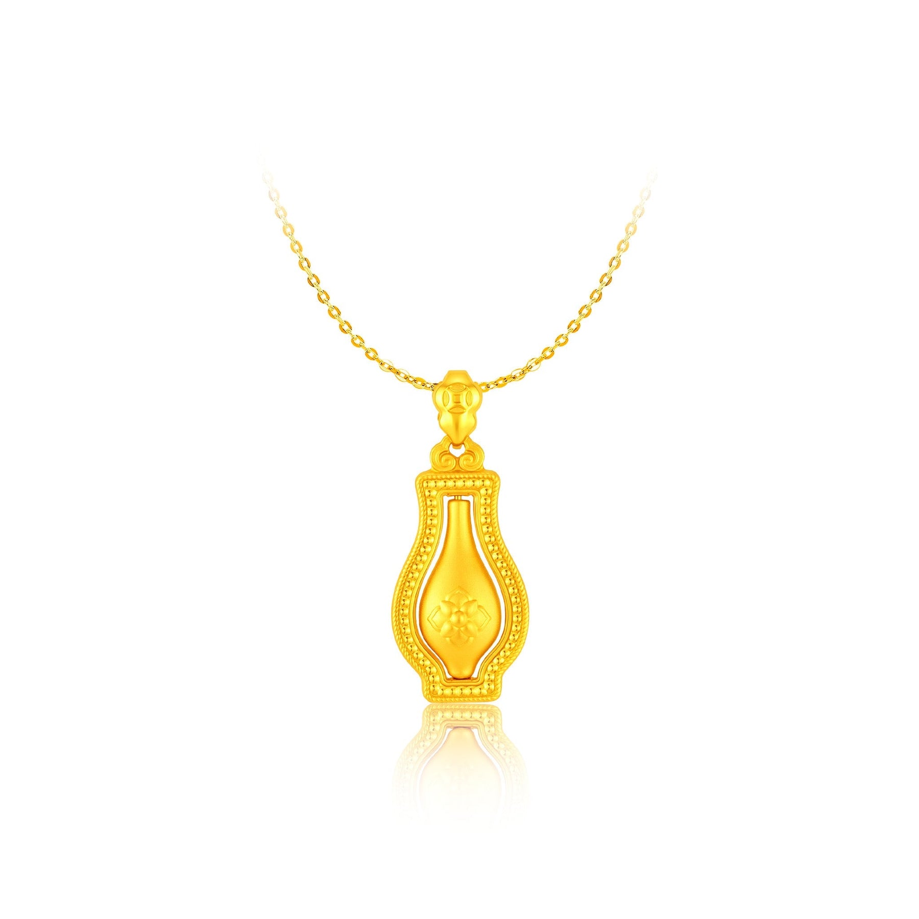 999 Gold Sacred Mercy Vase Pendant(慈悲福瓶)