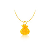 999 Gold Treasure Bag Pendant