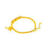 999 Gold Wealth Gourd Fortune Coins Bracelet