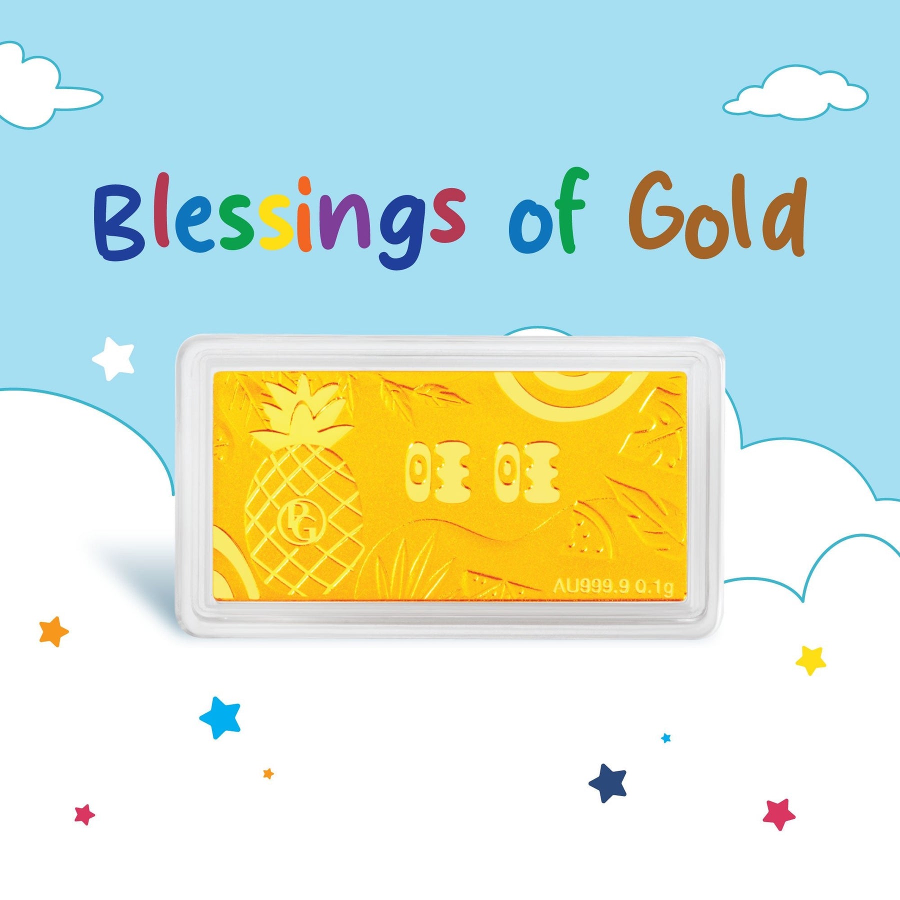 999 Mini Blessings Gold Bars